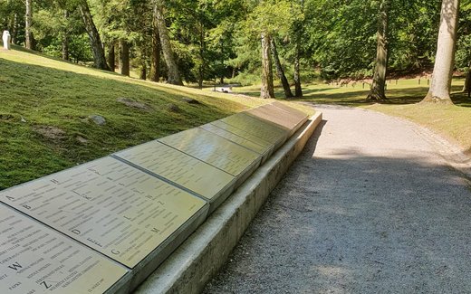 Ansicht der Kriegsgräberstätte Garz, Kriegsgräberstätte Golm