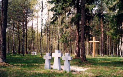 Ansicht der Kriegsgräberstätte Tallinn-Pirita