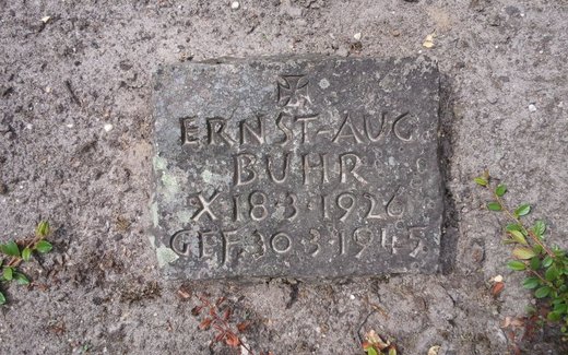 Ansicht der Kriegsgräberstätte Bergen - Sülze, Ev. luth. Friedhof