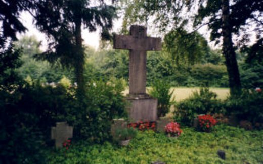 Ansicht der Kriegsgräberstätte Aachen-Sief